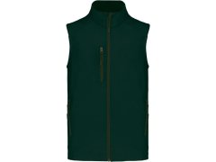 Kariban K 403 Pánská 3-vrstvá softshellová vesta 20.K403 bottle green