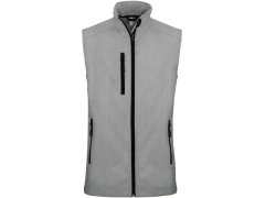 Kariban K 403 Pánská 3-vrstvá softshellová vesta 20.K403 marl grey