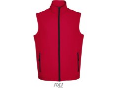SOL´S Race BW Men Pánská 2-vrstvá softshellová vesta 25.2887 pepper red