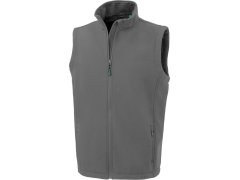 Result R 902M Pánská 2-vrstvá softshell vesta "Printable" 30.902M workguard grey