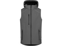 Promodoro 7840 Pánská 3-vrstvá softshellová vesta 40.7840 steel grey