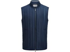 James Harvest Scarsdale Vest Men Pánská prošívaná vesta 62.1052 navy