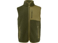 James Harvest Kingsley Fleece Vest Men Pánská fleecová vesta Sherpa "Two-Tone" 62.1501 moss green