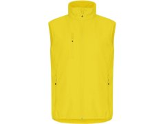 Clique Classic Softshell Vest M Pánská 3-vrstvá softshellová vesta 67.0911 lemon