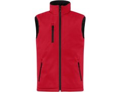 Clique Padded Softshell Vest Men Pánská zateplená softshellová vesta 67.0958 red