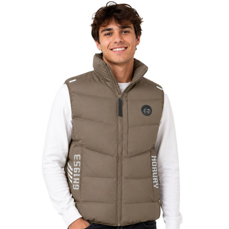 Pánská vesta Geographical Norway VINCENNT KAKI DB MEN 001 (WZ8360H/GN-KAKI)