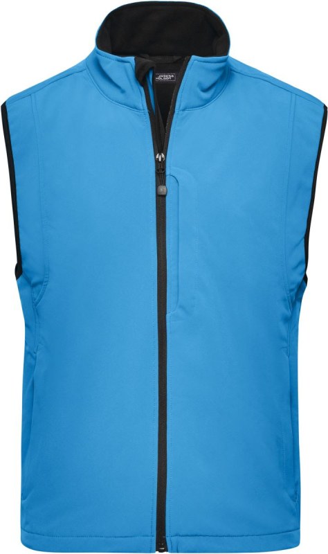 Daiber JN 136 Pánská 3-vrstvá softshellová vesta 02.0136 aqua