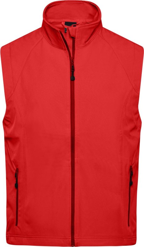 Daiber JN 1022 Pánská 3-vrstvá softshellová vesta 02.1022 red