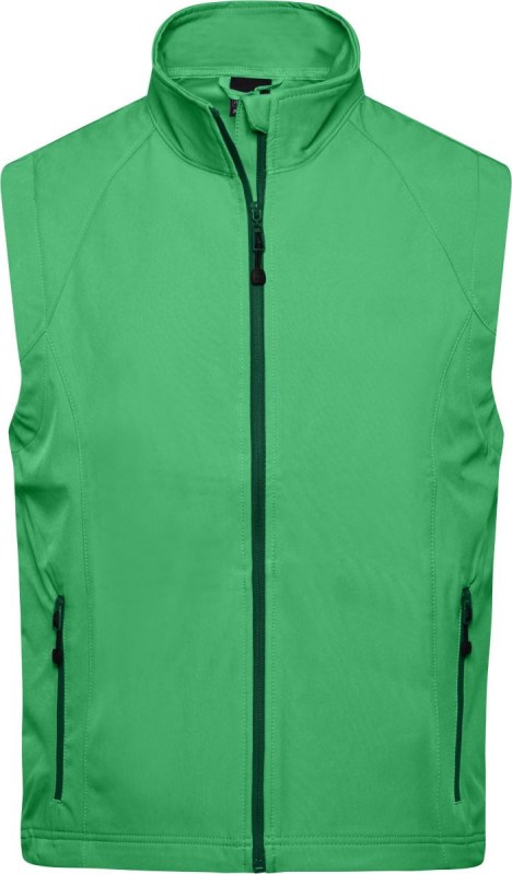 Daiber JN 1022 Pánská 3-vrstvá softshellová vesta 02.1022 green - Pánské oblečení vesty