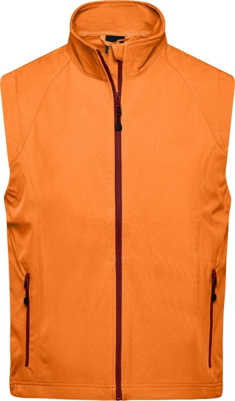 Daiber JN 1022 Pánská 3-vrstvá softshellová vesta 02.1022 orange