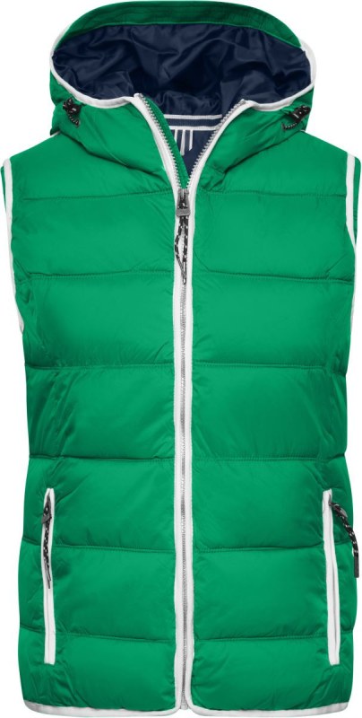 Daiber JN 1076 Pánská vesta "Maritim" 02.1076 irish green/white