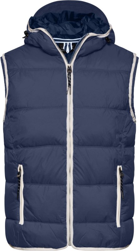 Daiber JN 1076 Pánská vesta "Maritim" 02.1076 navy/white