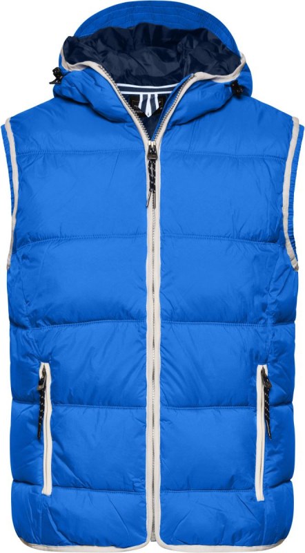 Daiber JN 1076 Pánská vesta "Maritim" 02.1076 nautic blue/white - Pánské oblečení vesty