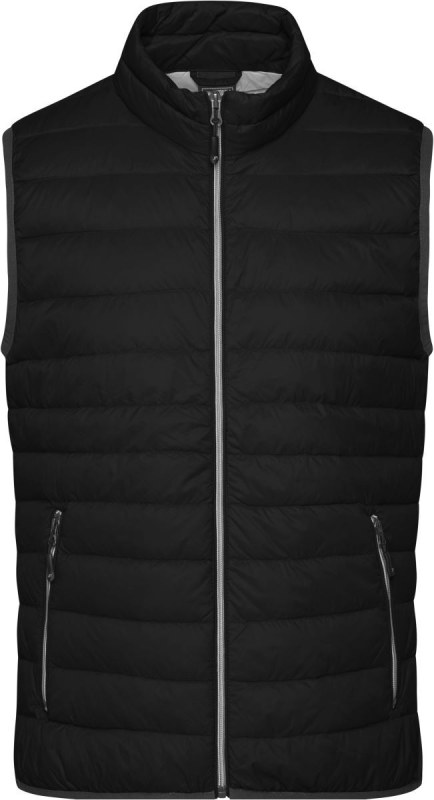 Daiber JN 1138 Pánská péřová vesta 02.1138 black/silver