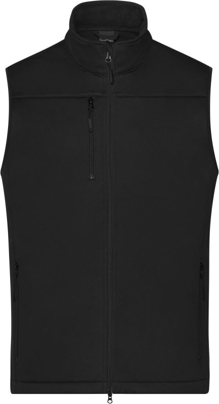 Daiber JN 1170 Pánská 3-vrstvá softshellová vesta 02.1170 black