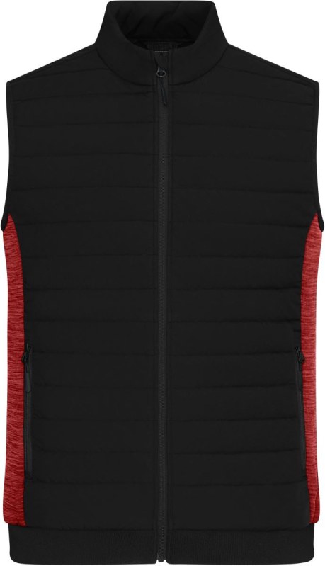 Daiber JN 1864 Pánská vesta s podšívkou 02.1864 black/red melange