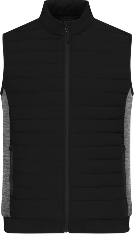 Daiber JN 1864 Pánská vesta s podšívkou 02.1864 black/carbon melange
