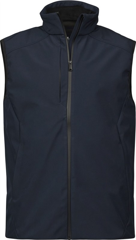 Tee Jays TJ 9522 3-vrstvá pánská softshellová vesta „Performance“ 18.9522 deep navy
