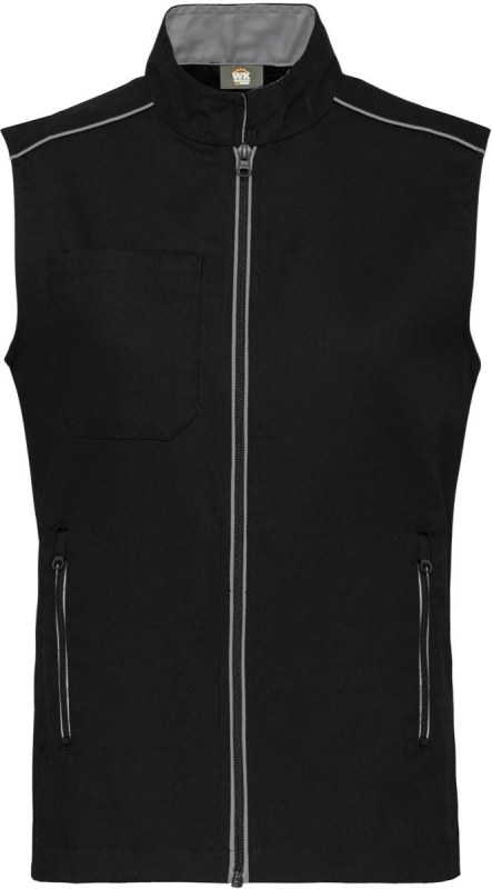 WK WK 6148 Pánská vesta "Day-to-Day" 20.6148 black/silver