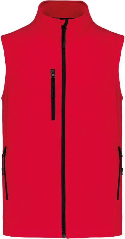 Kariban K 403 Pánská 3-vrstvá softshellová vesta 20.K403 red