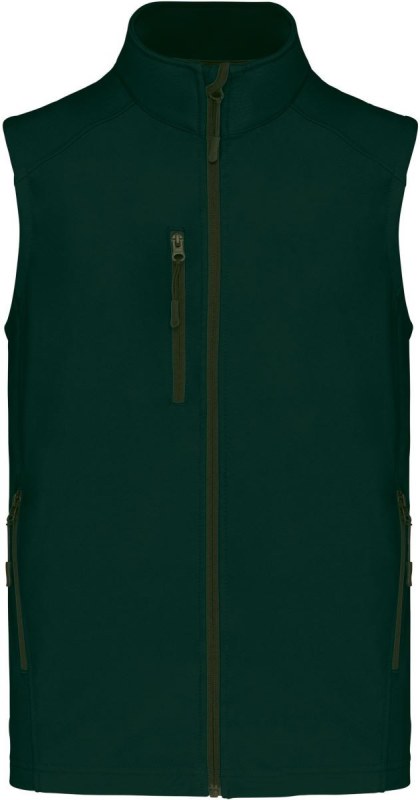 Kariban K 403 Pánská 3-vrstvá softshellová vesta 20.K403 bottle green