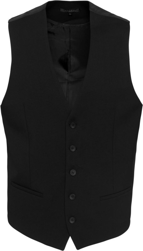 Kariban K 501 Pánská vesta 20.K501 black - Pánské oblečení vesty