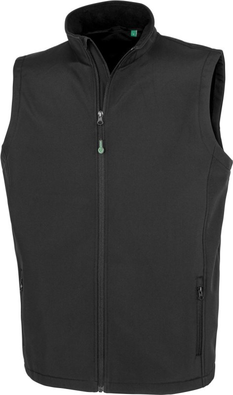 Result R 902M Pánská 2-vrstvá softshell vesta "Printable" 30.902M black - Pánské oblečení vesty