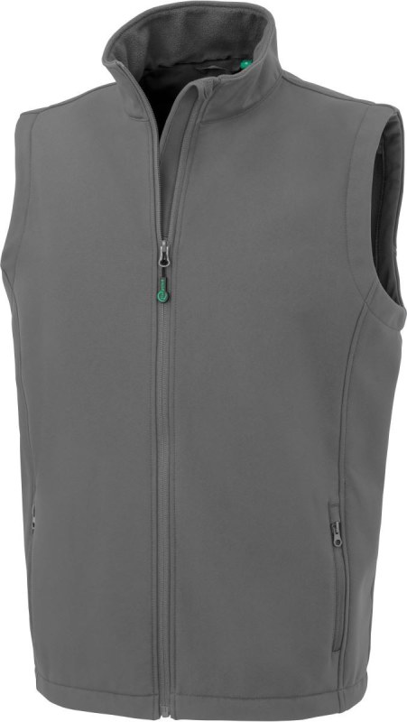 Result R 902M Pánská 2-vrstvá softshell vesta "Printable" 30.902M workguard grey - Pánské oblečení vesty