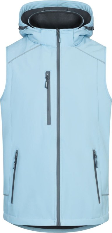 Promodoro 7840 Pánská 3-vrstvá softshellová vesta 40.7840 ice blue