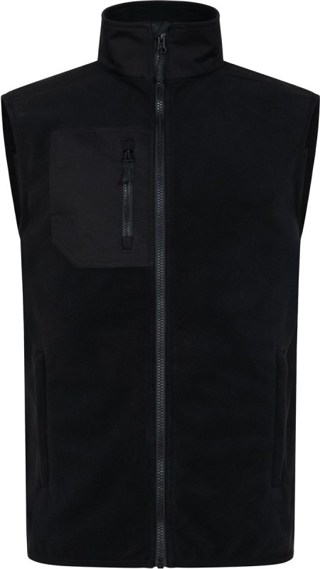 Promodoro 7940 Pánská fleecová vesta 40.7940 black - Pánské oblečení vesty