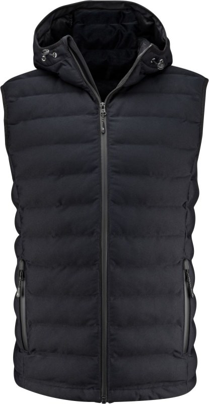 James Harvest Woodlake Vest Men Pánská vesta "Woodlake Heights" 62.1043 black - Pánské oblečení vesty