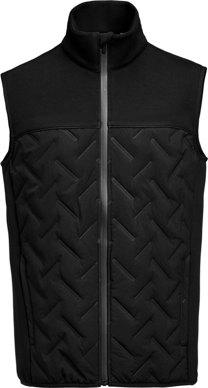 James Harvest Montana Hybrid Motion Vest Pánská hybridní vesta 62.1048 black - Pánské oblečení vesty