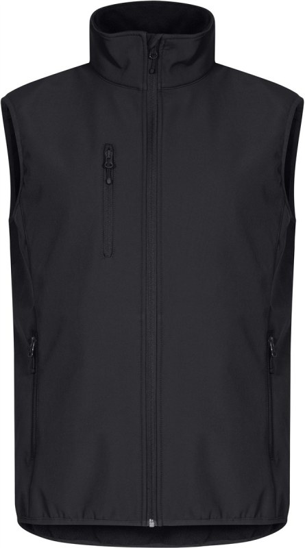 Clique Classic Softshell Vest M Pánská 3-vrstvá softshellová vesta 67.0911 black
