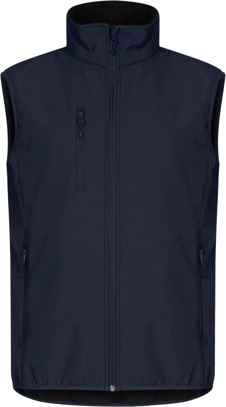 Clique Classic Softshell Vest M Pánská 3-vrstvá softshellová vesta 67.0911 dark navy