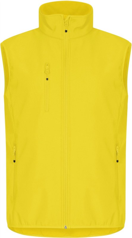 Clique Classic Softshell Vest M Pánská 3-vrstvá softshellová vesta 67.0911 lemon