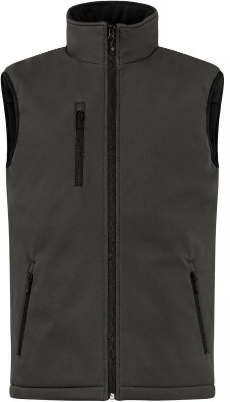 Clique Padded Softshell Vest Men Pánská zateplená softshellová vesta 67.0958 dark grey - Pánské oblečení vesty