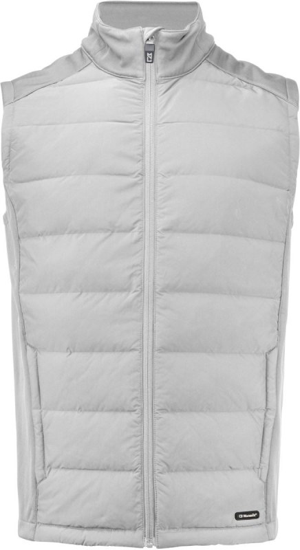 Cutter & Buck Oak Harbor Vest Men Pánská hybridní vesta 68.1476 silver - Pánské oblečení vesty