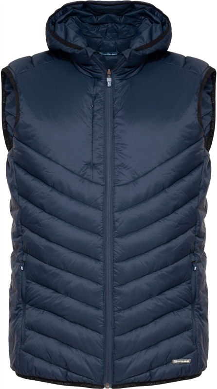 Cutter & Buck Mount Adams Vest Men Pánská prošívaná vesta 68.1482 dark navy - Pánské oblečení vesty