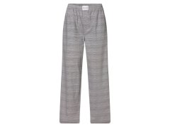 Dámské pyžamové kalhoty QS6893E 5FQ černo/bílá - Calvin Klein 5666746