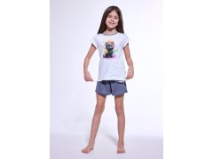 Pyžamo Cornette Young Girl 246/109 Black Cat kr/r 134-164