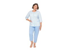 Pyžamo Martel Kasia II 266 3/4 M-3XL rozepínací