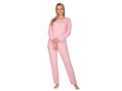 Dámské pyžamo Regina 643 dlouhé/r froté M-XL