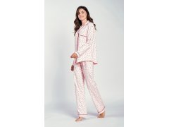 Taro Saanvi 3228 long/r S-XL Z24/25 dámské pyžamo rozepínací