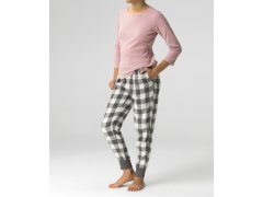 Pyžamo Atlantic NLP-485 Flanelové dlouhé/r S-2XL dámské