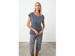 Vamp - Dvoudílné dámské pyžamo – Perla 18007 - Vamp