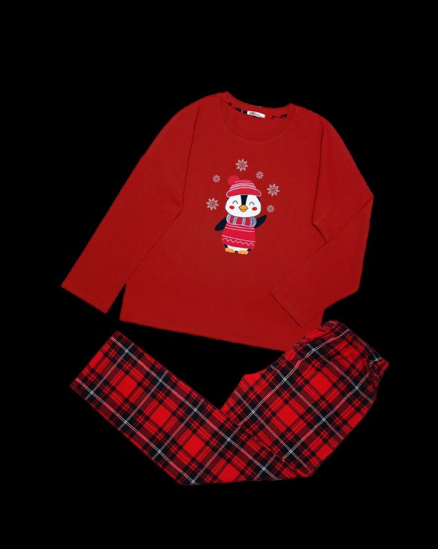 Dámské pyžamo 165/030 červená - Karol - Dámská pyžama