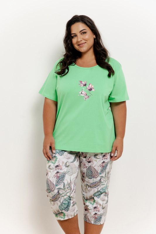 Pyžamo Taro Lia 3373 cr/r 4XL-6XL W25 dámské Pyžamo Taro Lia 3373 cr/r 4XL-6XL W25 dámské - Dámská pyžama