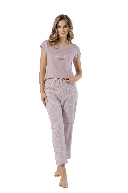 Pyžamo Leveza 1561 Ela kr/r M-2XL Pyžamo Leveza 1561 Ela kr/r M-2XL - Dámská pyžama