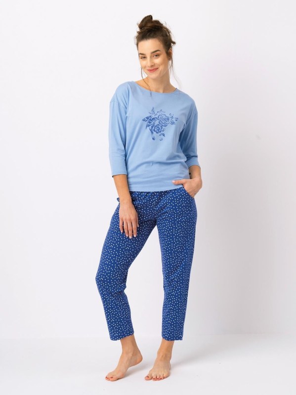 Pyžamo Key LNS 550 A25 3/4 S-XL Pyžamo Key LNS 550 A25 3/4 S-XL - Dámská pyžama