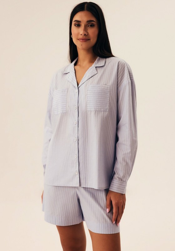 Henderson Dámské pyžamo 42782 Nanda dlouhé/r S-XL pruhované Henderson Dámské pyžamo 42782 Nanda dlouhé/r S-XL pruhované - Dámská pyžama